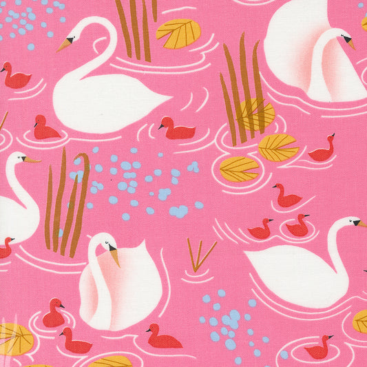 Love Letter by Lizzy House - Swans in Pink