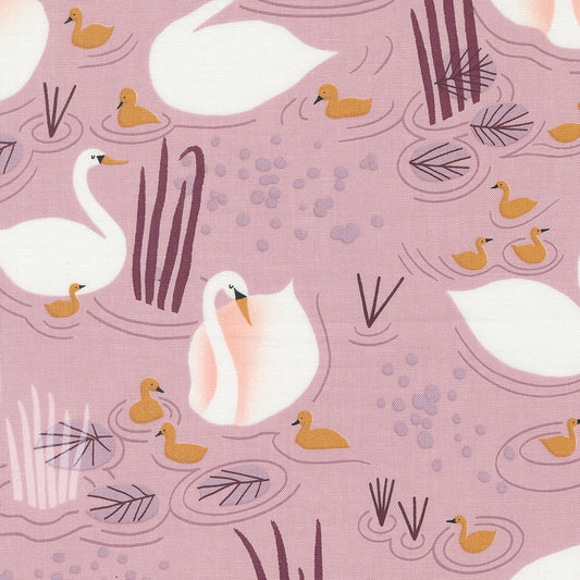 Love Letter by Lizzy House - Swans in Mauve