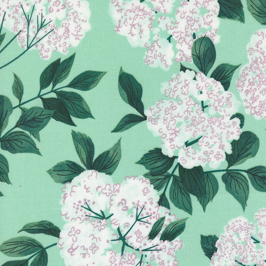 Love Letter by Lizzy House - Elderberry Blossoms in Seafoam