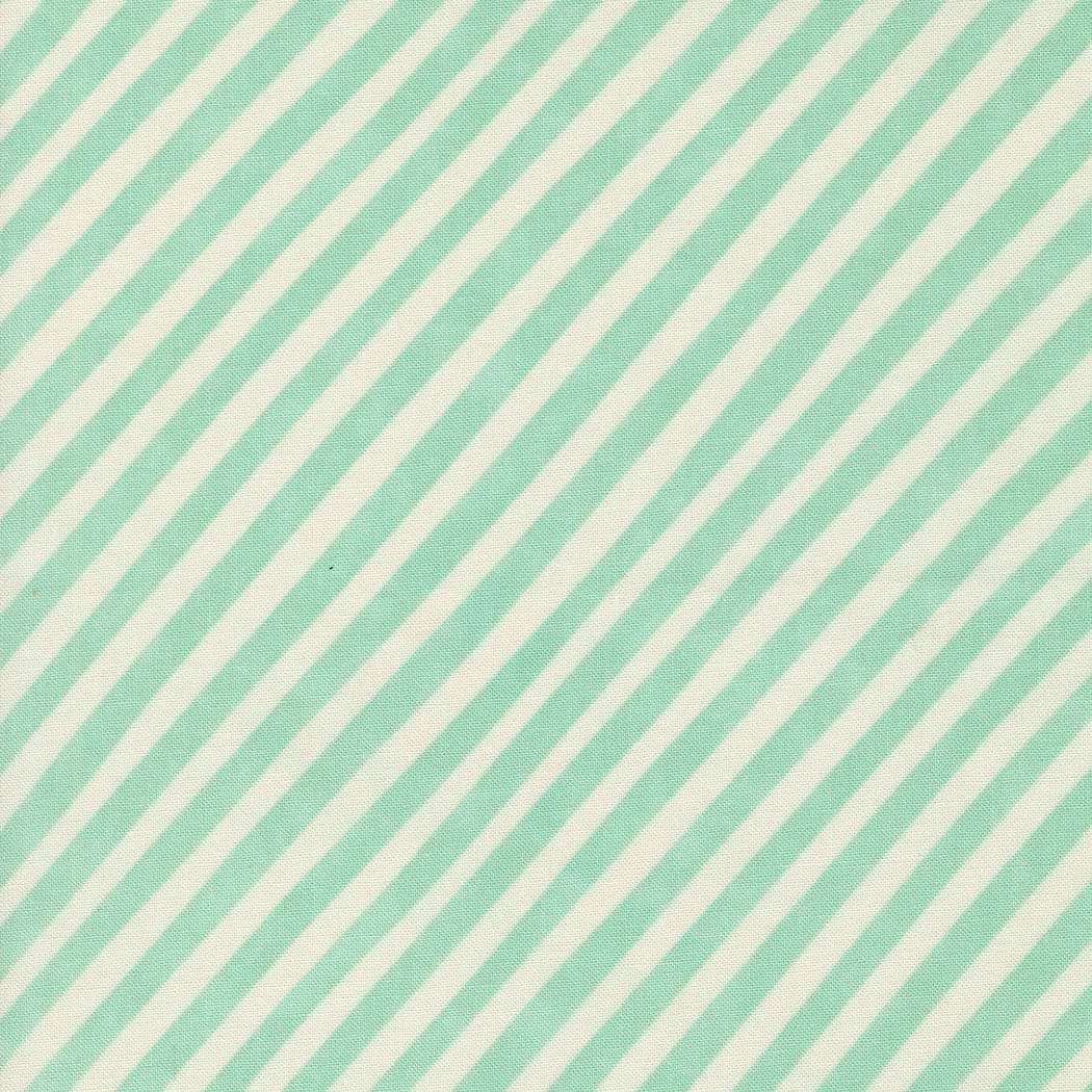 Love Letter by Lizzy House - Stripes in Seafoam