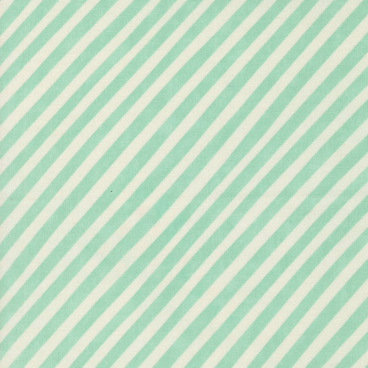 Love Letter by Lizzy House - Stripes in Seafoam