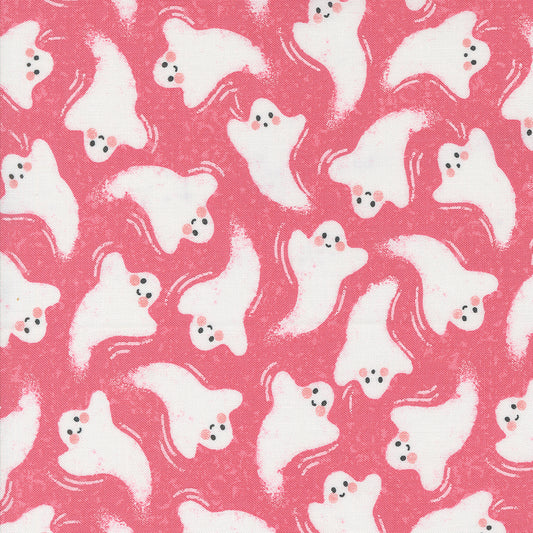 Hey Boo by Lella Boutique - Ghosts in Potion Pink