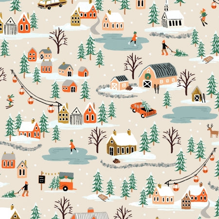 Holiday Classics II - Rifle Paper Co. - Holiday Village in Cream