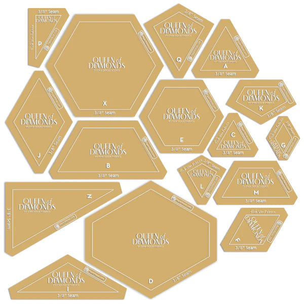 Free Printable English Paper Piecing Template Diamonds - Printable Templates  Free